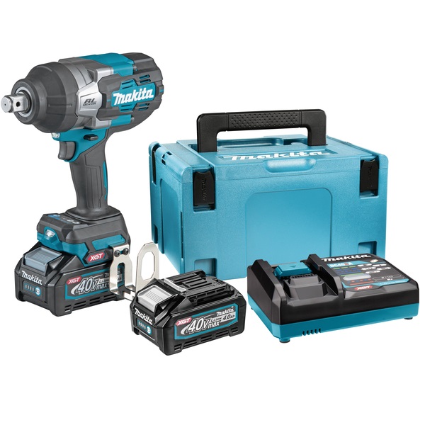 Акумулаторен ударен гайковерт MAKITA TW001GM201, XGT 40 V max, 1800 Nm, 3/4″, 2×4,0 Ah / TW001GM201 Акумулаторен ударен гайковерт MAKITA TW001GM201, XGT 40 V max, 1800 Nm, 3/4″, 2×4,0 Ah / TW001GM201